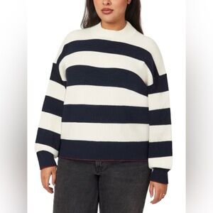 Scotch & Soda Navy and White Striped Sweater